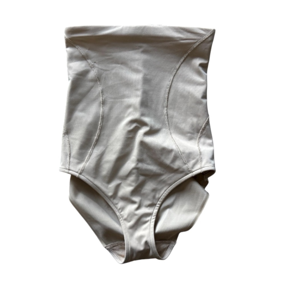 Naomi & Nicole Shapewear Women Medium Inside Magic High Waist Brief Beige 7925